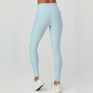 ALO Yoga Airlift 7/8 Chalk Blue Leggings: Small